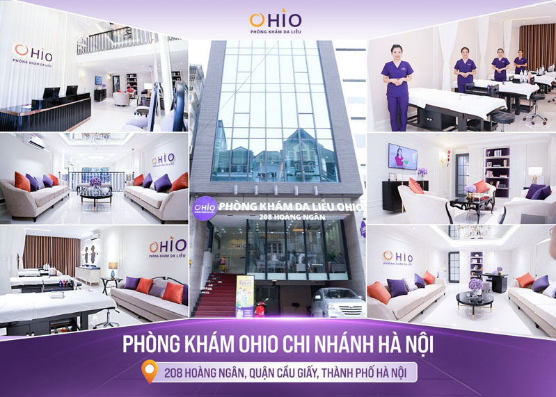 Phòng khám Da liễu Ohio - địa chỉ xóa xăm lông mày hiện đại và sang trọng.