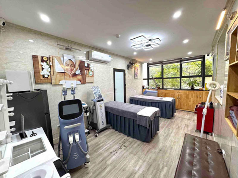 Không gian tại địa chỉ phun môi uy tín tại Hà Nội