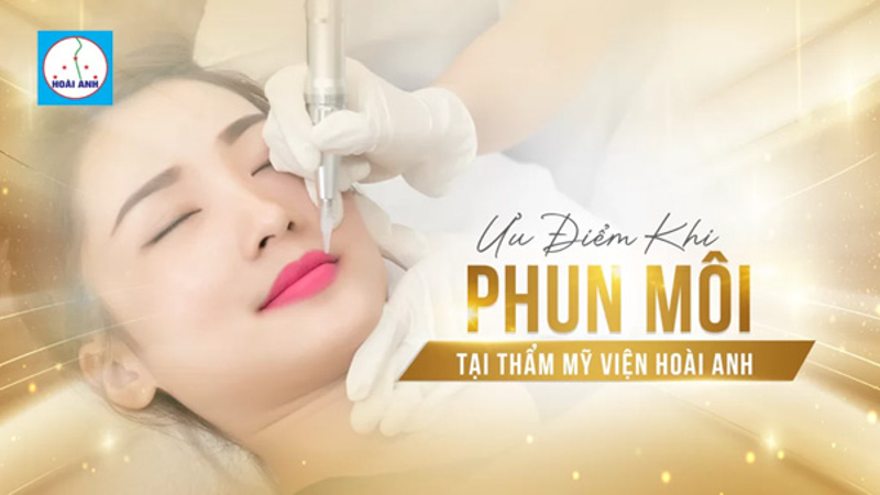 địa chỉ phun môi uy tín tại Hà Nội - Hoài Anh