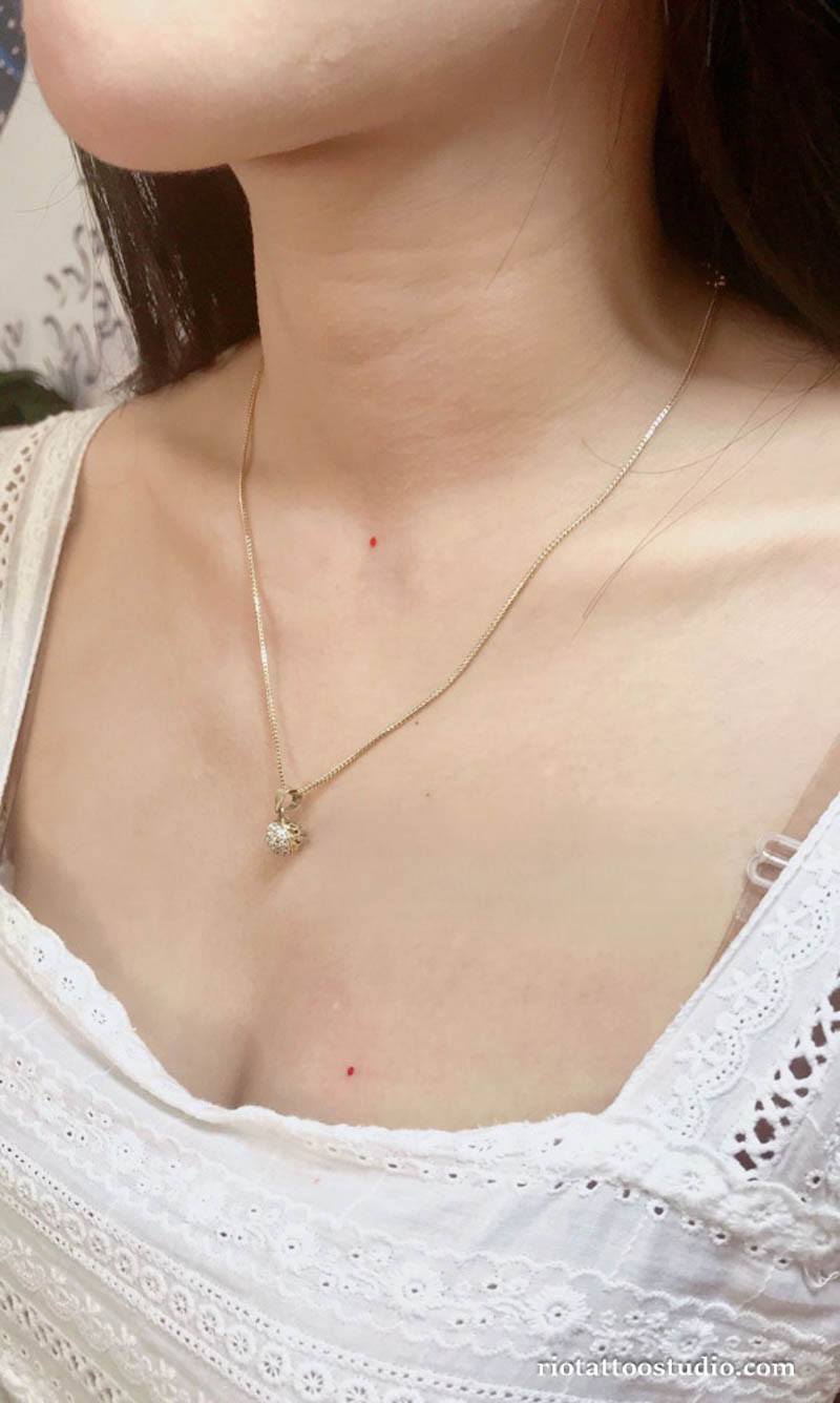 Xăm nốt ruồi son nữ theo vị trí cơ thể phù hợp, hài hòa phong thủy và thẩm mỹ