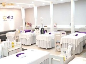 Không gian dịch vụ hiện đại tại Thẩm mỹ Ohio, một địa chỉ triệt lông nam uy tín được nhiều khách hàng tin chọn.