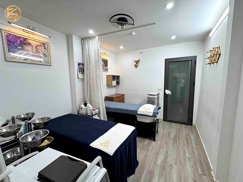 Không gian điều trị của Rio sạch sẽ thoáng đãng, máy móc hiện đại