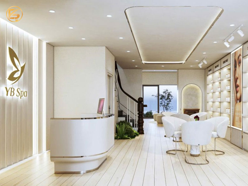 Phòng ốc sạch sẽ gọn gàng của YB spa