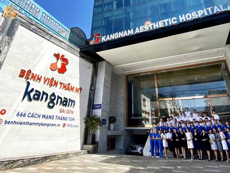 Hình ảnh mặt tiền tại cơ sở làm đẹp Kangnam