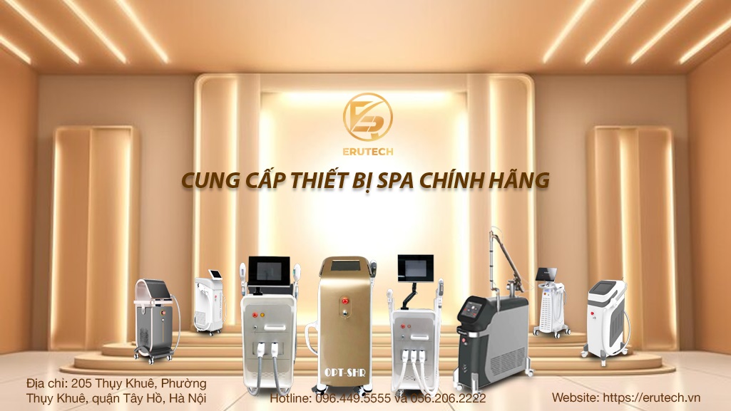 Erutech cung cấp thiết bị Spa quận Tây Hồ Hà Nội