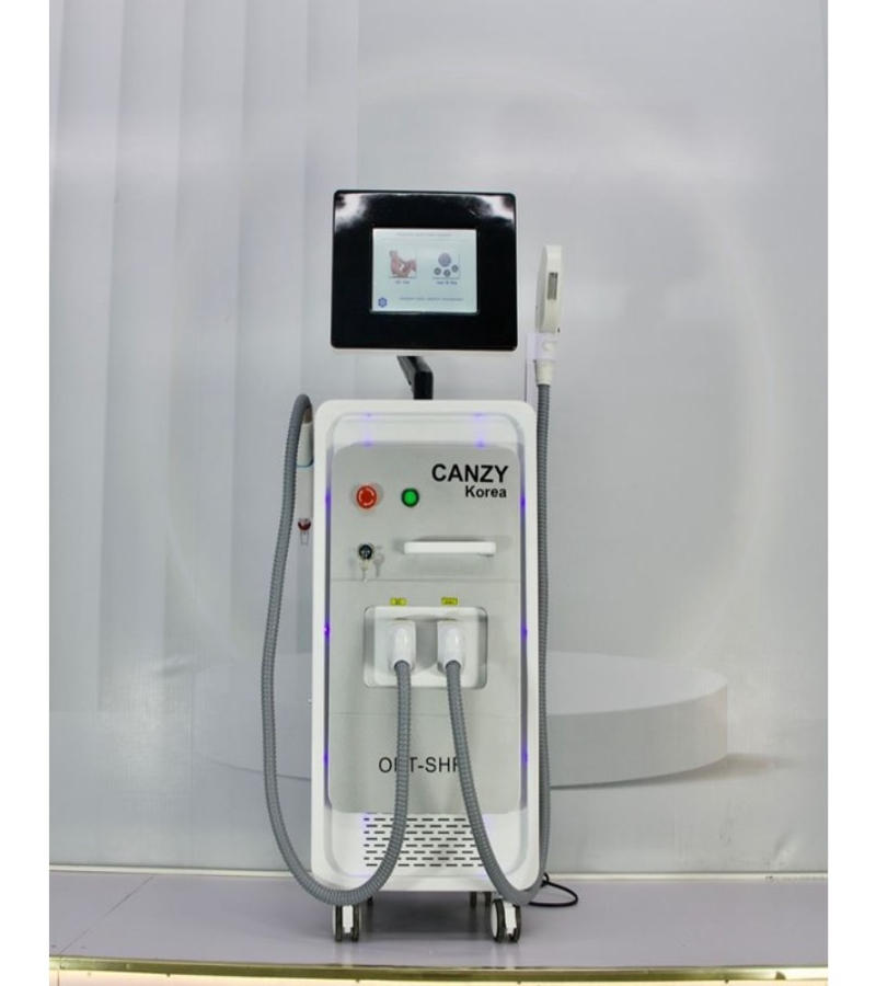 Máy laser xoá xăm và triệt lông Canzy Hàn Quốc