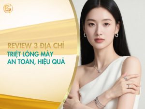 Phụ nữ với gương mặt thanh tú trong bài viết review 3 địa chỉ triệt lông mày an toàn, hiệu quả.
